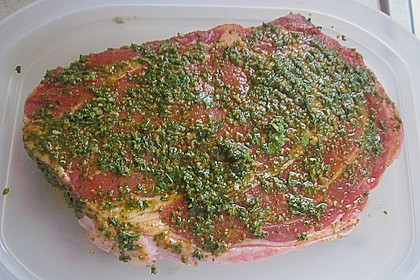 Charmoula Steaks mit Granatapfelglasur