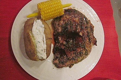 Charmoula Steaks mit Granatapfelglasur 2