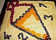 Blechkuchen mit Obst zur Einschulung