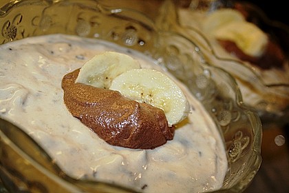 Bananen - Quark - Creme mit Schokolade 3