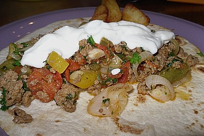 Wraps mit Hackfleisch und Jalapenos 1