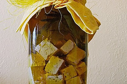 Eingelegter Feta in Oliven&ouml;l