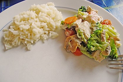 Buntes H&auml;hnchengratin 1