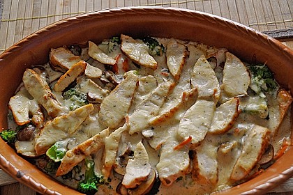 Buntes H&auml;hnchengratin 2