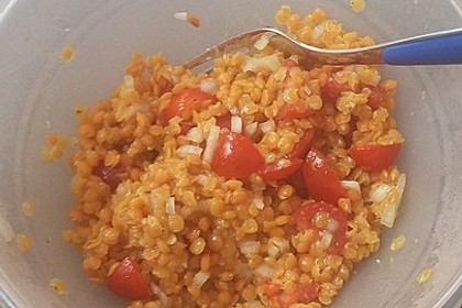 Salat aus roten Linsen 8