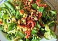 Salat aus roten Linsen