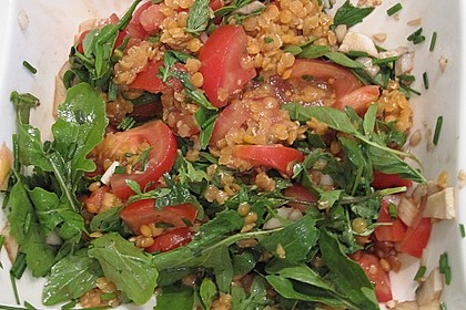 Salat aus roten Linsen 4