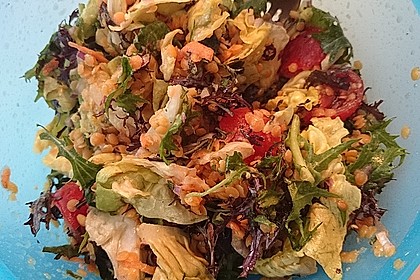 Salat aus roten Linsen 10