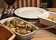 Knoblauch - Champignons