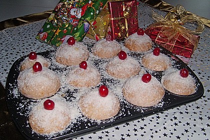 Weihnachtliche Gl&uuml;hweinschneeb&auml;llchen