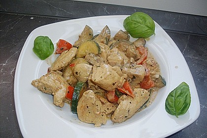H&auml;hnchen - Gem&uuml;se - Pfanne 2