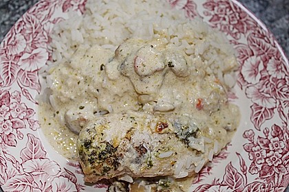 H&auml;hnchen mit Kr&auml;uterkruste