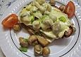 &Uuml;berbackener Leberk&auml;setoast