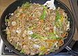 Gebratene chinesische Nudeln