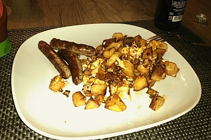 Bratkartoffeln mit Ei und Käse 14