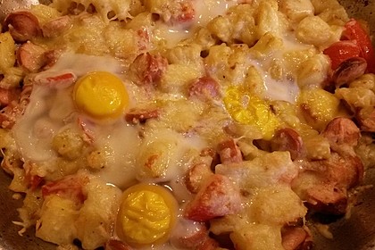 Bratkartoffeln mit Ei und Käse 15