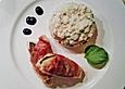 Risotto mit Ricotta, Pinienkernen und Basilikum