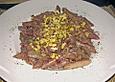Penne mit Rindfleisch und Preiselbeerso&szlig;e