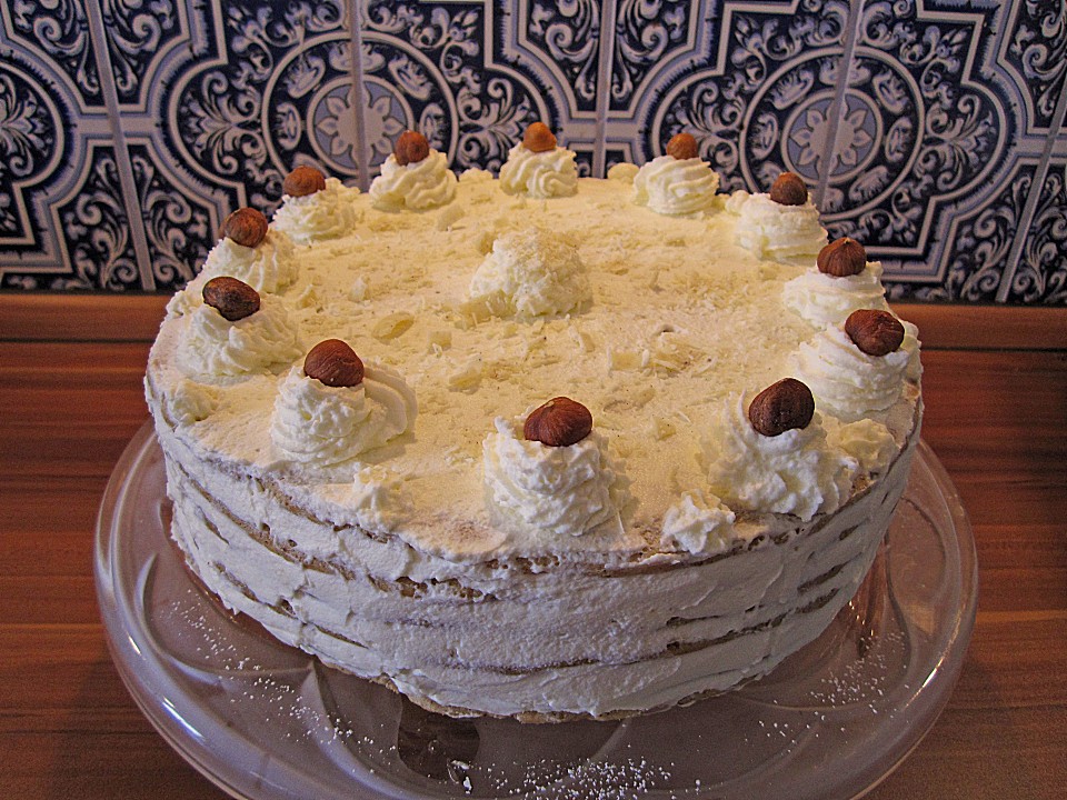 Nuss - Sahne - Torte (Rezept mit Bild) von Schokomaus01 | Chefkoch.de