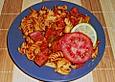 Schnelle Rinderzunge mit Tomaten - Limetten - So&szlig;e
