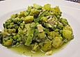 Gr&uuml;ner Gem&uuml;se - Eintopf mit Rosenkohl