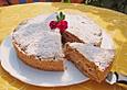 Gedeckter Bratapfelkuchen