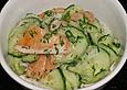 Sommerlicher Gurkensalat