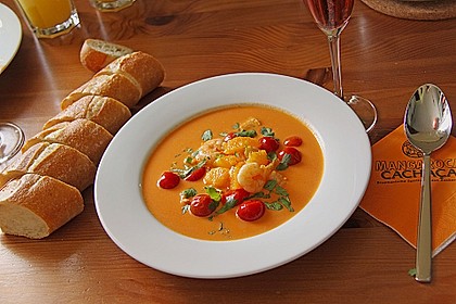 mangobears Tomaten - Kokos - Suppe mit Meeresfr&uuml;chten