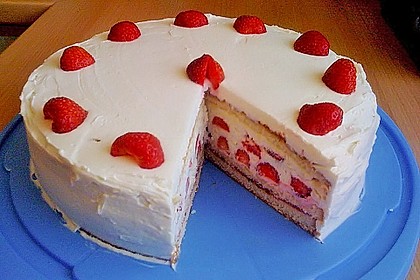 Schnelle Erdbeer - Mascarpone - Torte 17