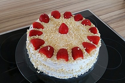 Schnelle Erdbeer - Mascarpone - Torte 1