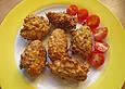 Frittierte Zucchini - Nockerl mit Dip