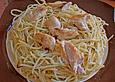 Zitronen - Spaghetti mit H&auml;hnchenfilet