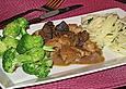 H&auml;hnchenragout mit Morcheln in leichter Vermouth - Sauce