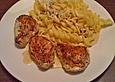 Schweinemedaillons mit Gorgonzolasauce