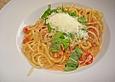 Spaghetti mit einer Tomaten - Brunch - Sauce