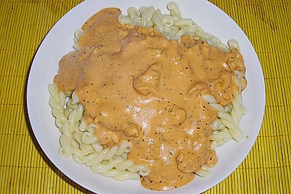 Spaghetti mit einer Tomaten - Brunch - Sauce 5