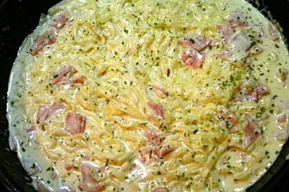 Estragon - Sahne - Schinken - Sauce 2
