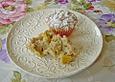 Pfirsich - Muffins mit Walnuss - Streuseln