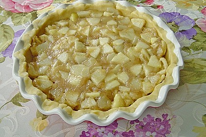 Apple - Birnen Pie mit einer M&uuml;rbeteigdecke 2