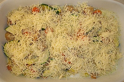 &Uuml;berbackenes Sommergeschnetzeltes