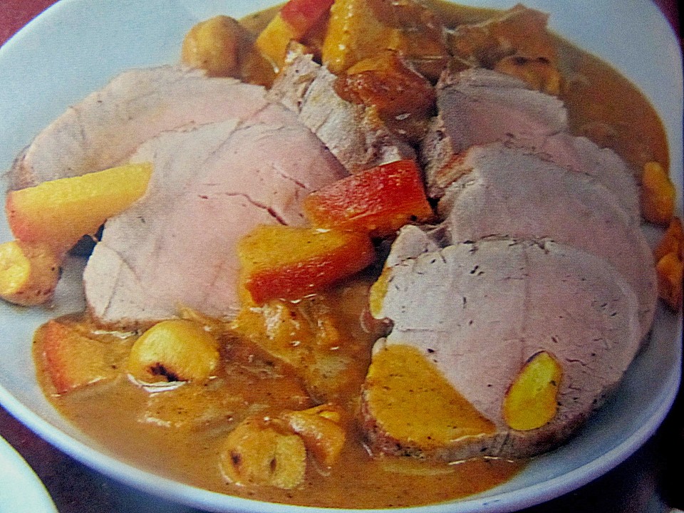 Schweinefilet mit Apfel - Curry - Sauce (Rezept mit Bild) | Chefkoch.de