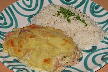 Überbackene Putenfilets
