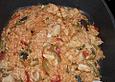Fisch - Paprika - Reis Pfanne
