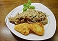 Roros Champignonschnitzel mit  getrockneten Steinpilzen und einem Hauch von Knoblauch
