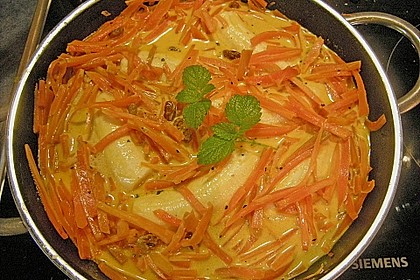 Möhren - Bananen - Ragout mit Nussreis 10