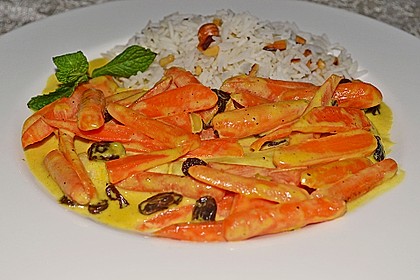 Möhren - Bananen - Ragout mit Nussreis 3