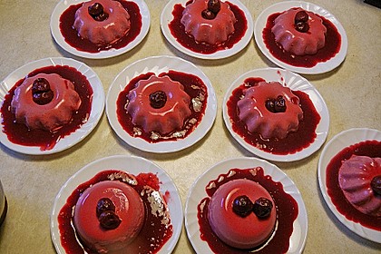 Kirschen - Panna Cotta 3