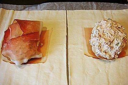 Saftige H&auml;hnchenbrust im Bl&auml;tterteig 9