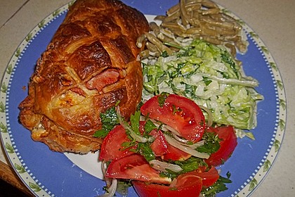 Saftige H&auml;hnchenbrust im Bl&auml;tterteig 22