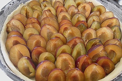 Zwetschgenkuchen mit Guss